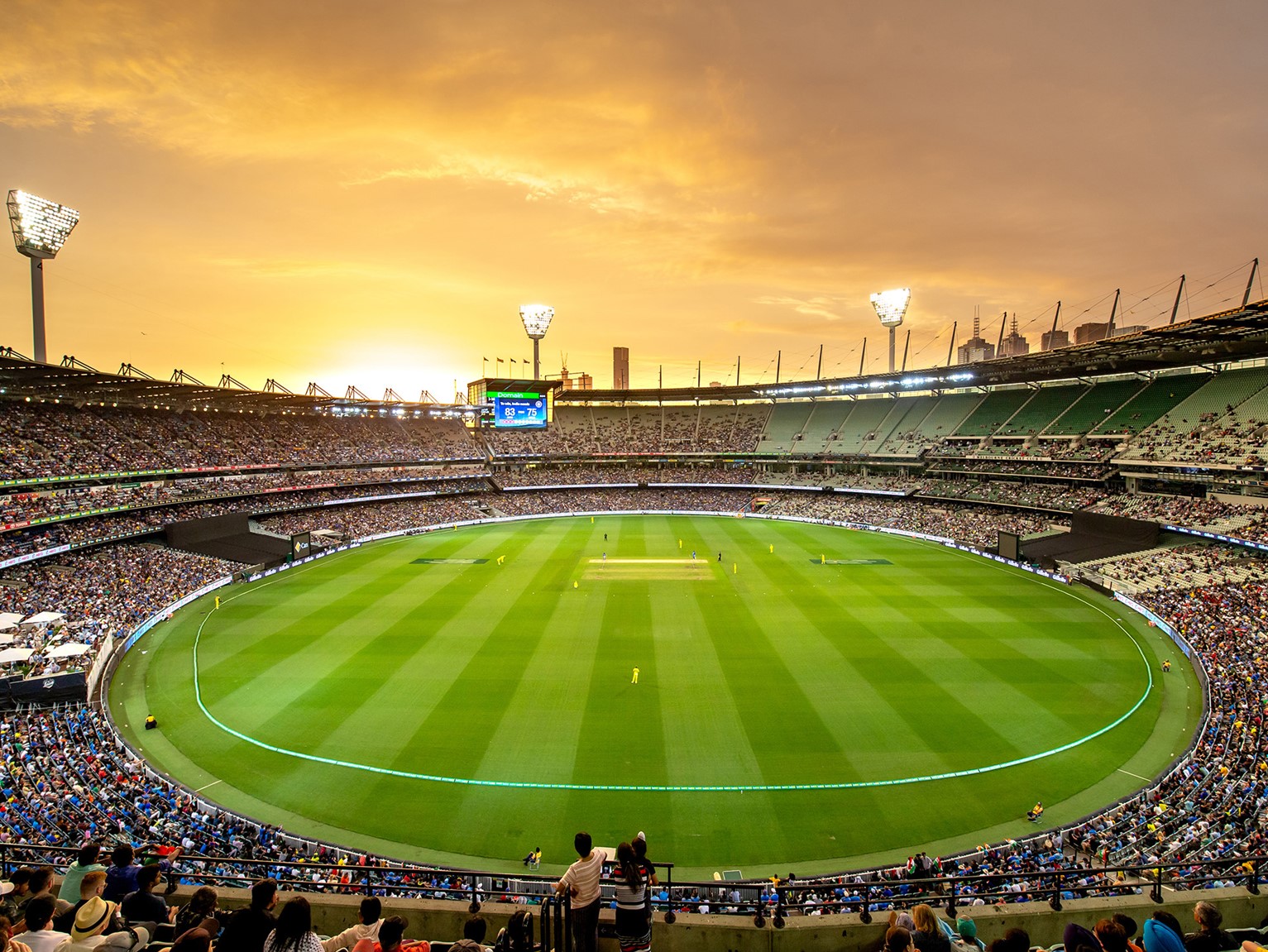 MCG Stadium Evening View