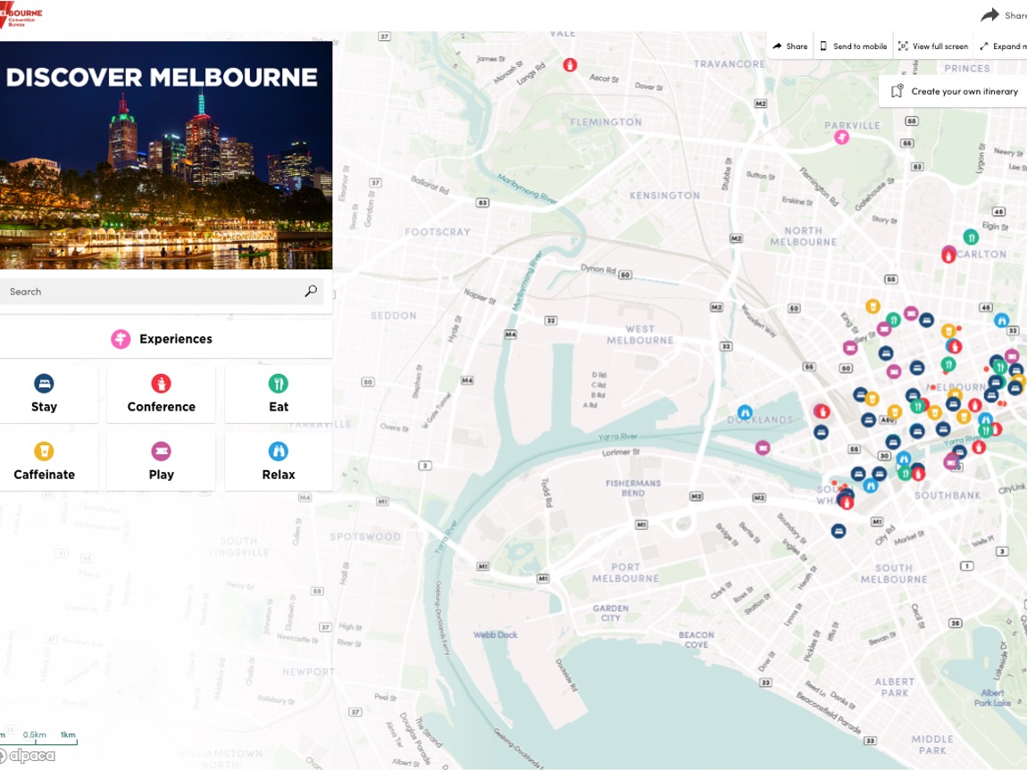 MCB interactive map