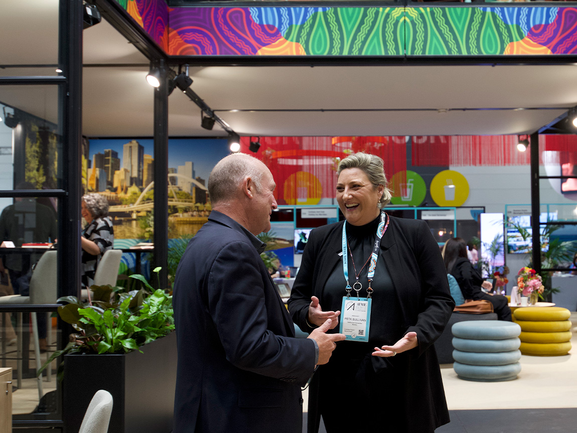 Melbourne stand, AIME 2023, Melbourne