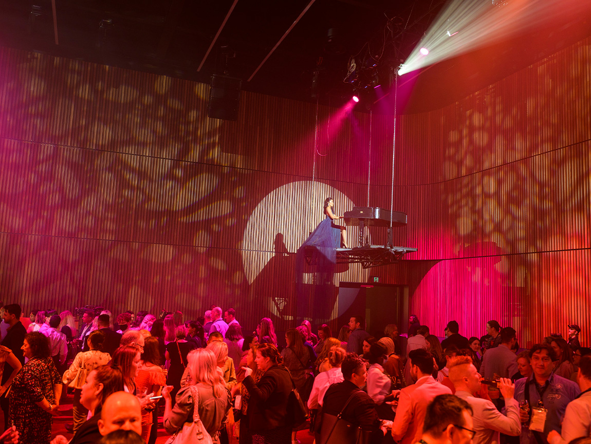 AIME 2022 welcome event, CENTREPIECE at Melbourne Park
