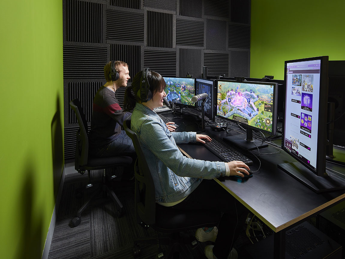League of Geeks live stream booth, Melbourne, Victoria, Australia. Photo: DJPR