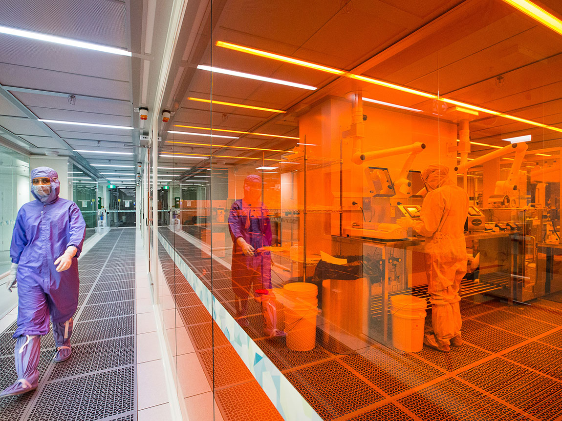 Nanotechnology at RMIT, Melbourne, Victoria, Australia. Photo: DJPR
